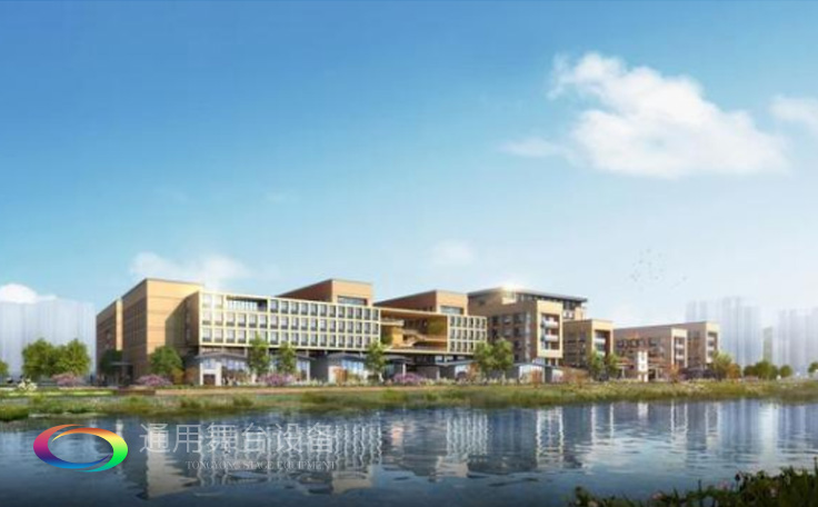 科學(xué)計劃工期、合理交叉施工，保質(zhì)保量順利完成工程的交付！通用舞臺阻燃幕布承接羊城廣州培英中學(xué)報告廳項目！