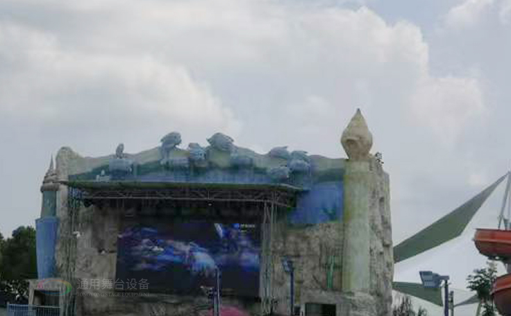 江蘇某水樂園舞臺吊桿、燈光、音響項目順利通過竣工驗收！為游客呈現(xiàn)全新的視聽盛宴！