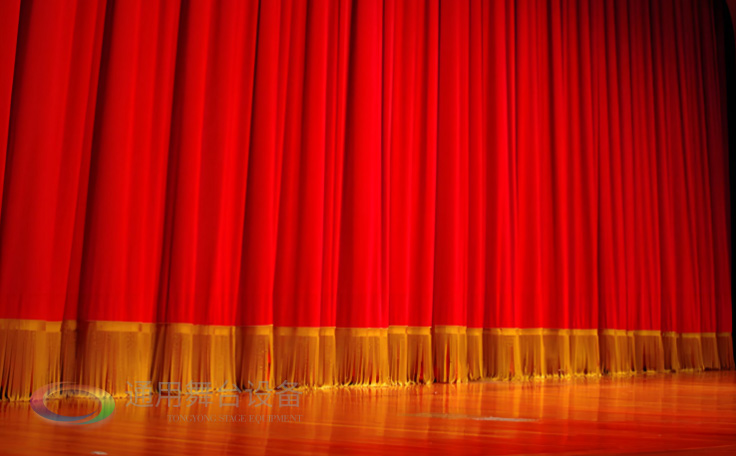 南京漢開書院優化硬件設施選用通用舞臺機械幕布 大幕幕布